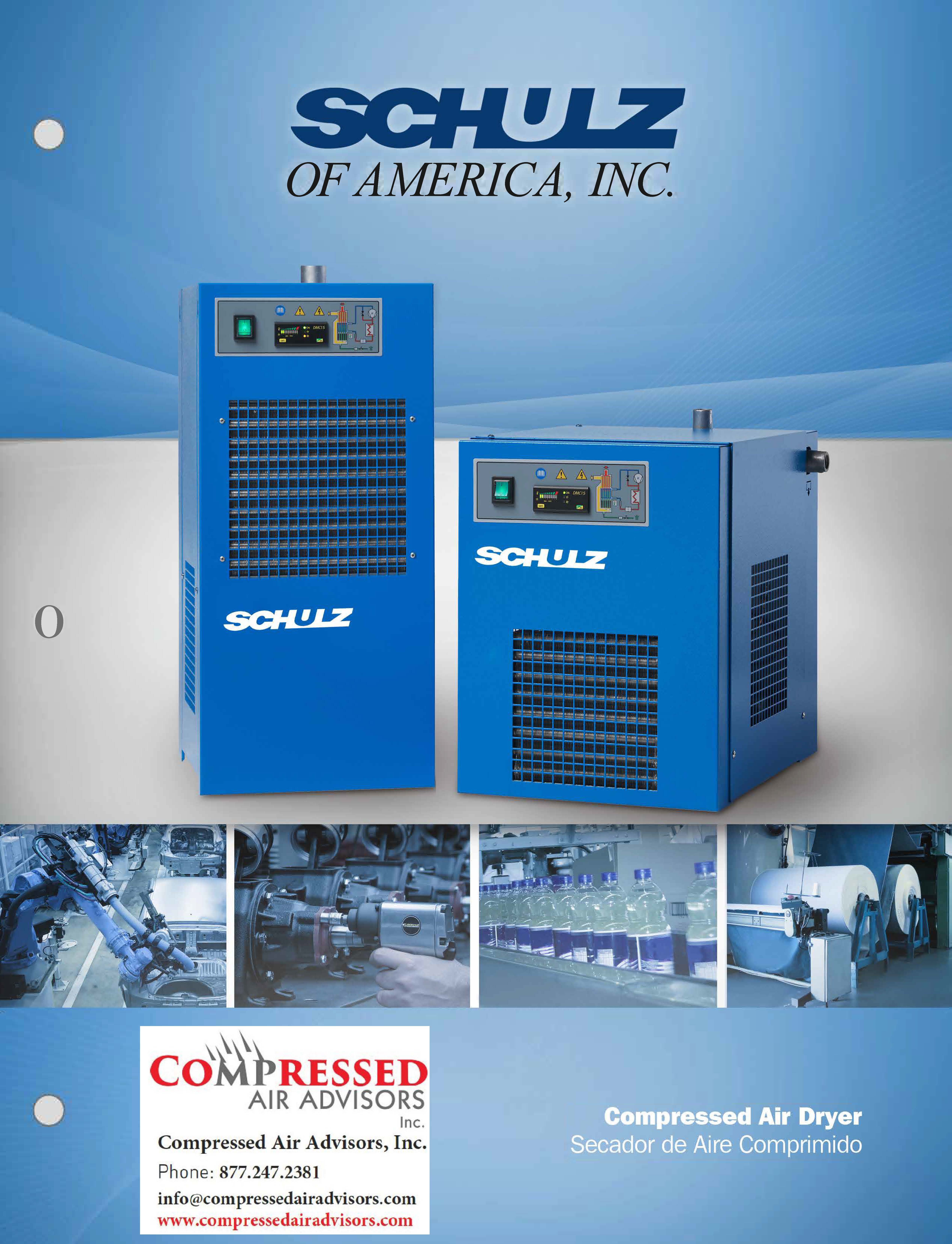Schulz of America - ADS-75 - 75 CFM Non-Cycling Refrigerated Air